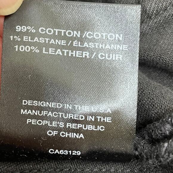 Six Week Residency Black Vintage Desert Dust Slim Straight Denim Men's Sz 32 NWT - Picture 8 of 12